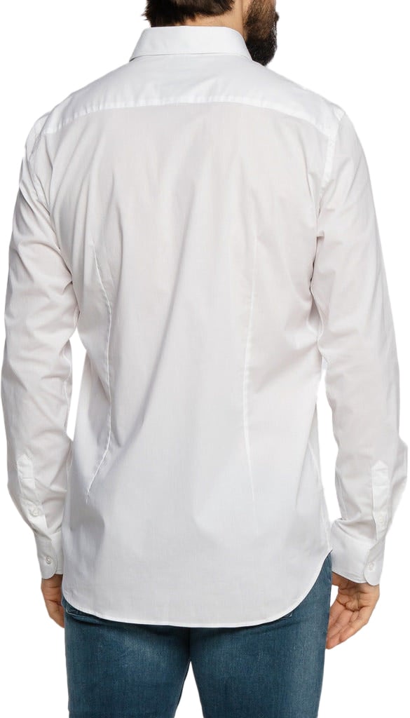 Aeronautica Militare aeronautica militare - Shirts - ca1142_slimfit-bianco Dierenprint