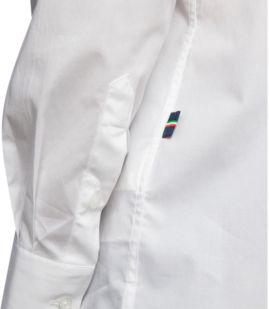 Aeronautica Militare aeronautica militare - Shirts - ca1142_slimfit-bianco Dierenprint