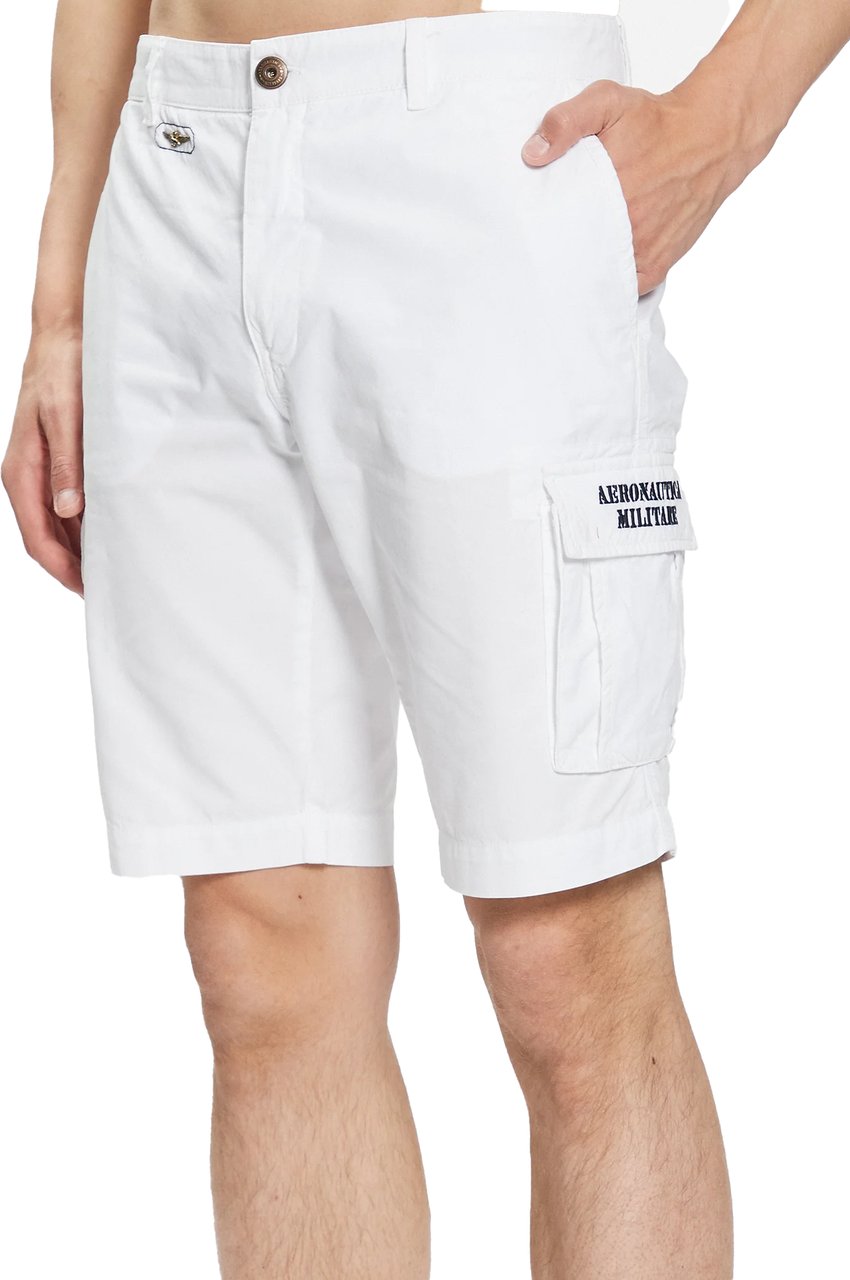 Aeronautica Militare Shorts White Wit
