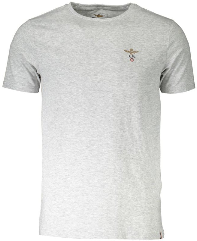 Aeronautica Militare Aeronautica Militare Grigio Cotton Men T-Shirt Grijs