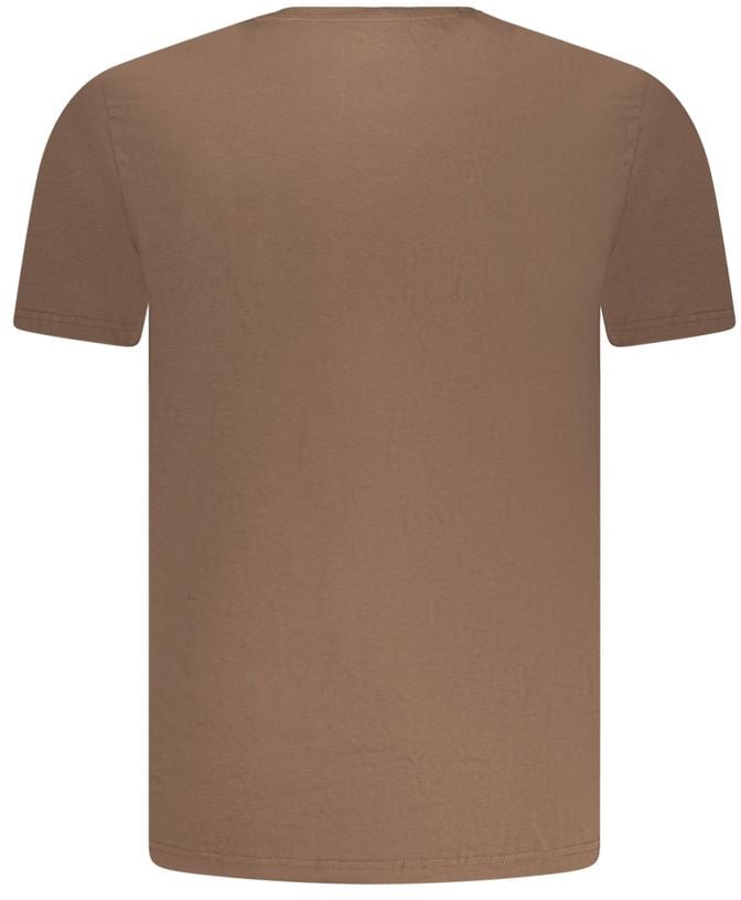 Aeronautica Militare Marrone Cotton Men's T-Shirt Bruin