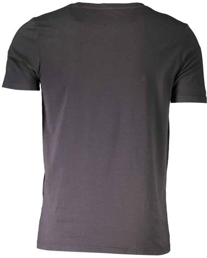 Aeronautica Militare Black Cotton Men's T-Shirt Zwart