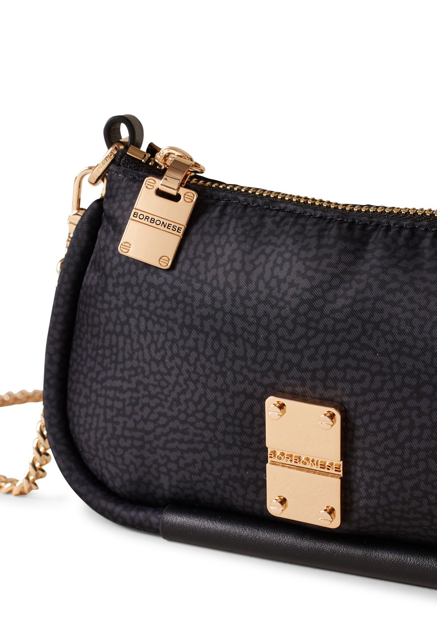 Borbonese CAHIER CROSSBODY MINI Zwart