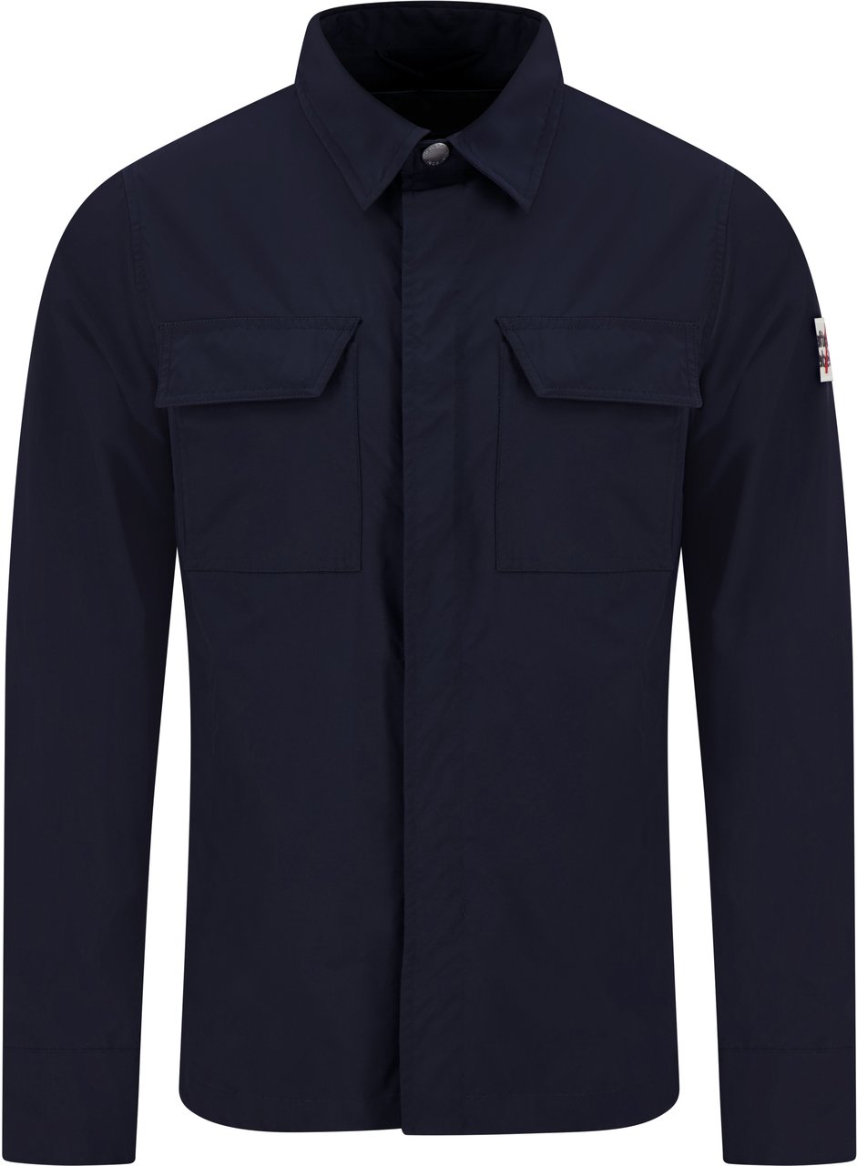 After Label Overshirts Blauw Blauw