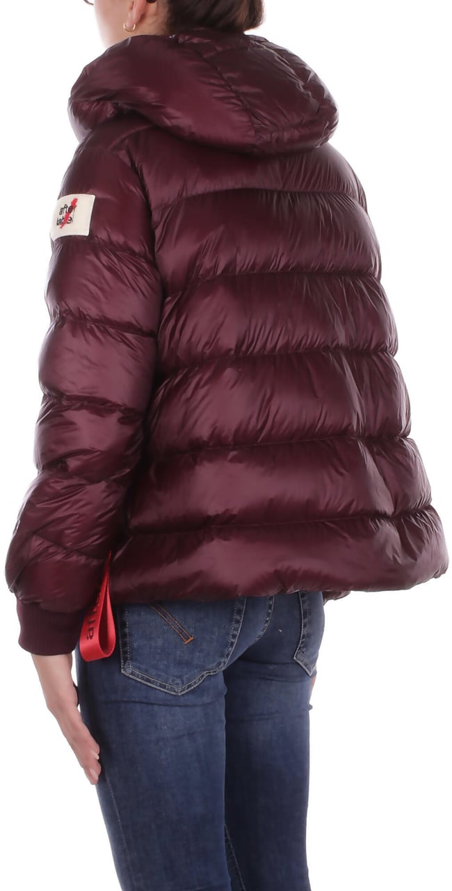 After Label Coats Bordeaux Rood