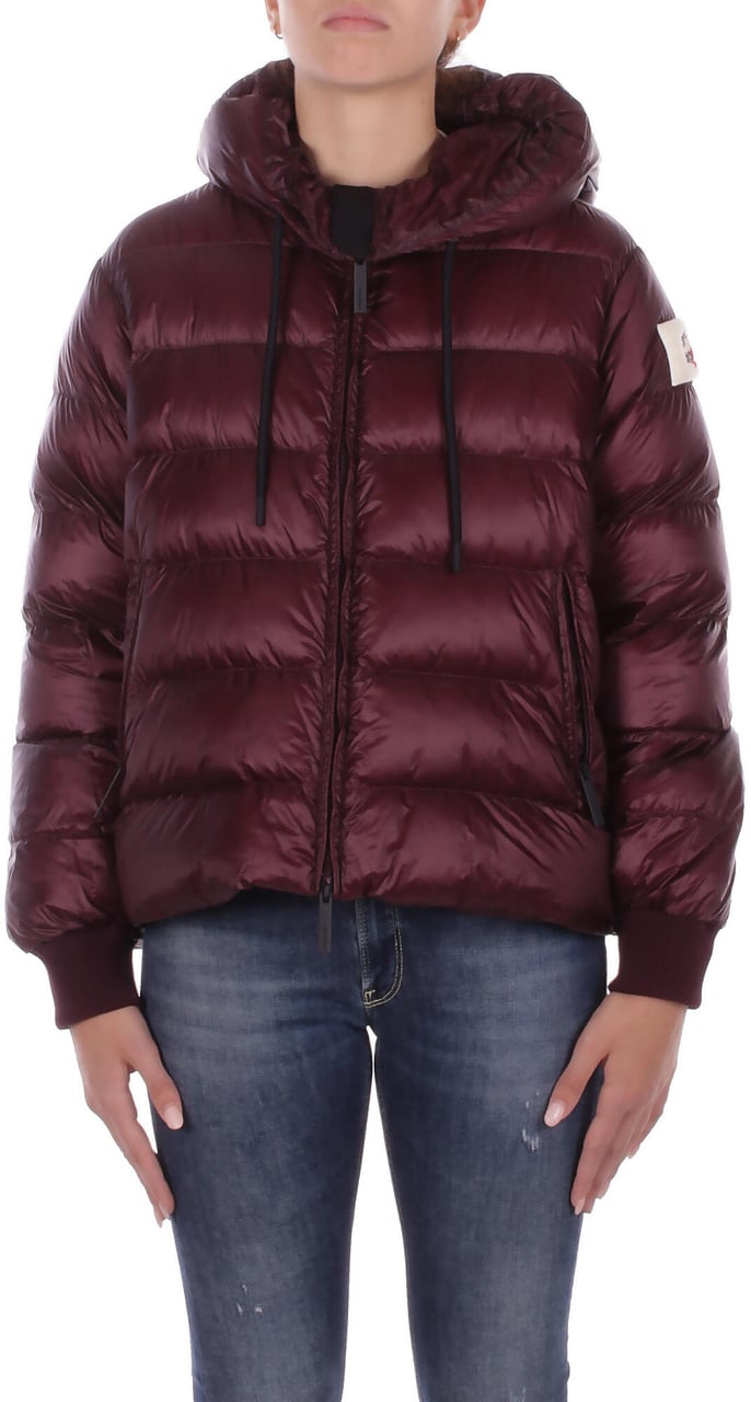 After Label Coats Bordeaux Rood