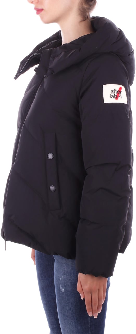 After Label Coats Black Zwart