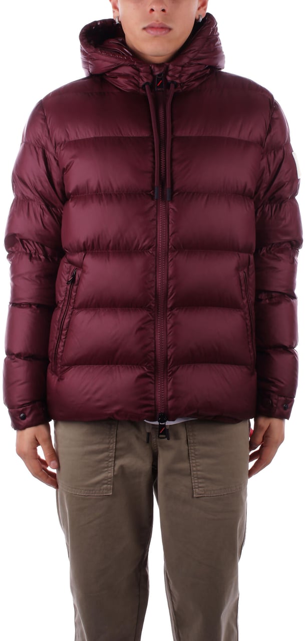 After Label Coats Bordeaux Rood