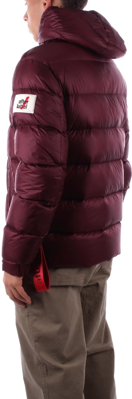 After Label Coats Bordeaux Rood