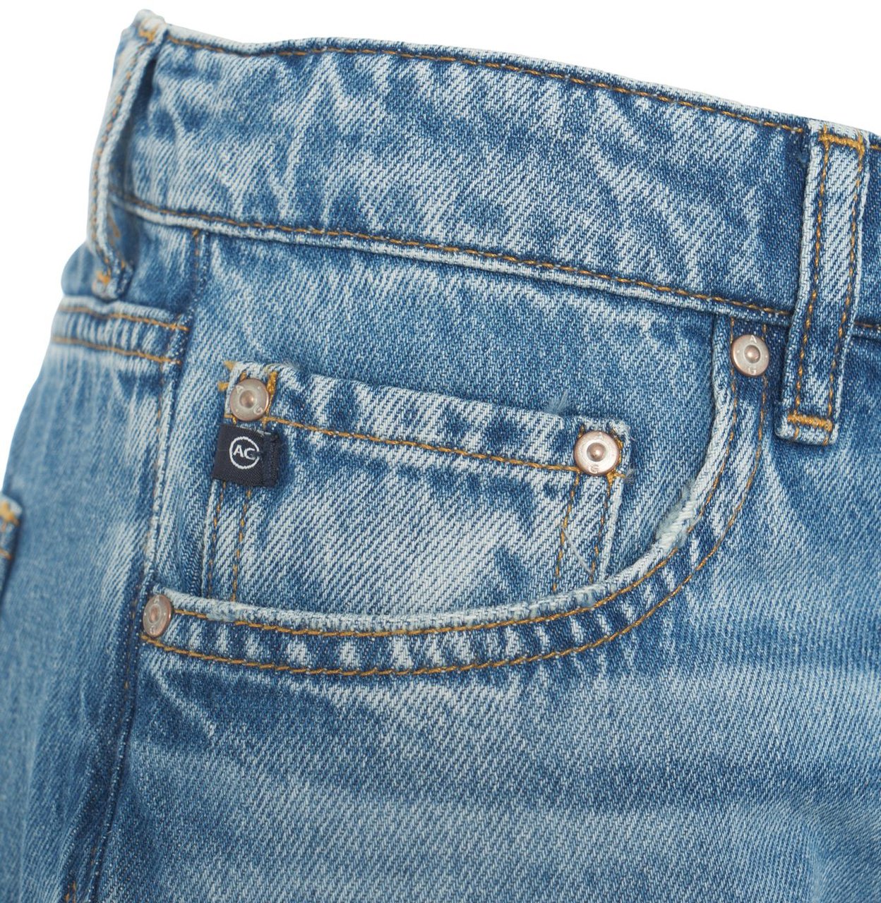 AG Jeans Straight Leg Jeans Blauw