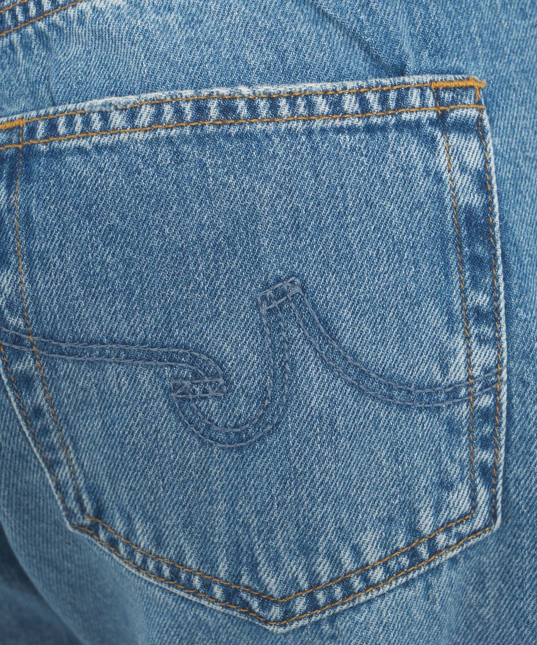 AG Jeans Straight Leg Jeans Blauw
