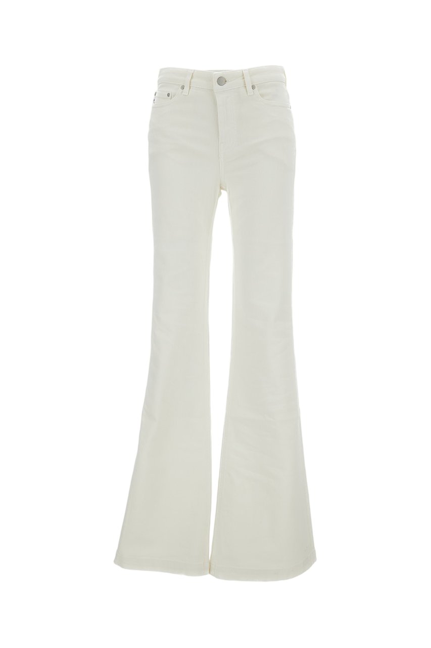 AG Jeans Tropea High Rise Flare Denim Wit