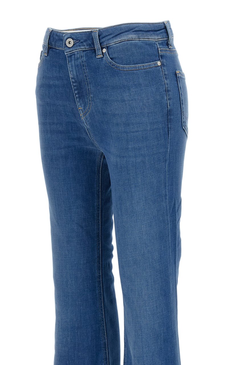 AG Jeans Flared Fit 5-Pocket Jeans With Vintage Wash Blauw