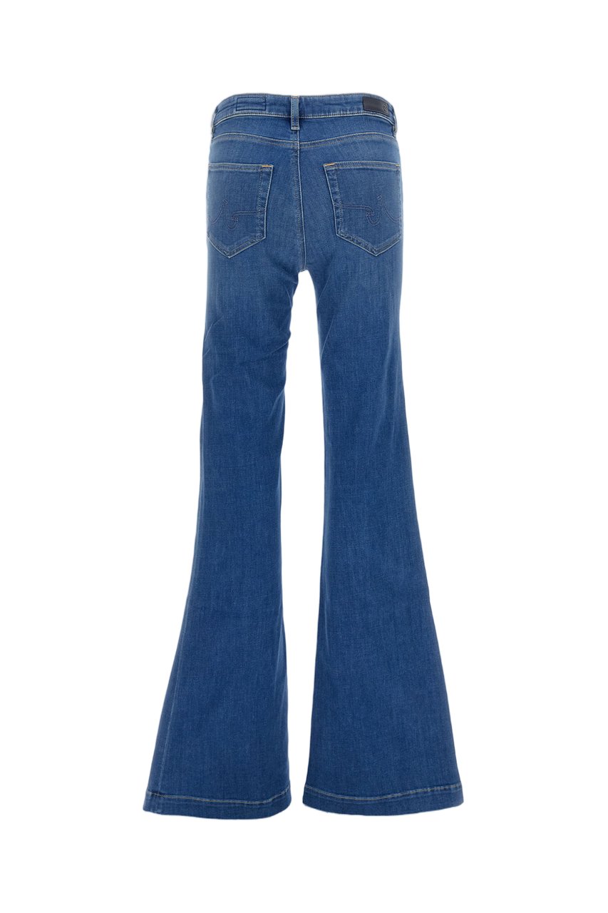 AG Jeans Flared Fit 5-Pocket Jeans With Vintage Wash Blauw