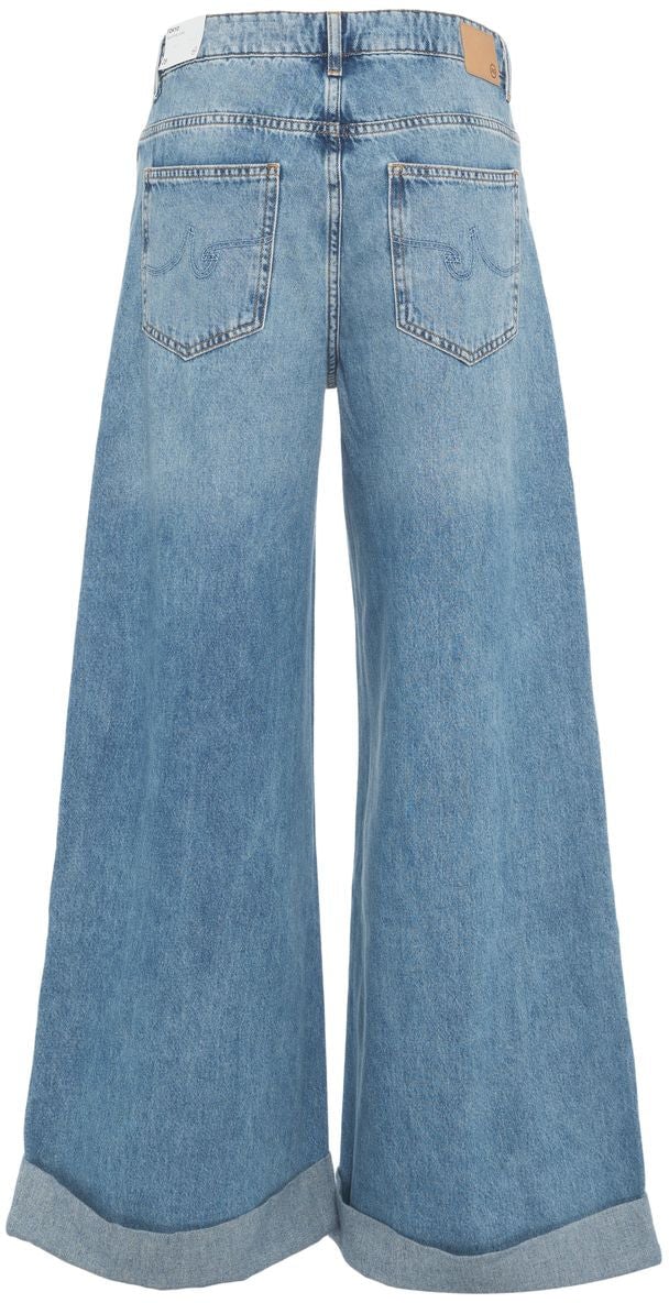 AG Jeans Wide Leg Jeans Blauw