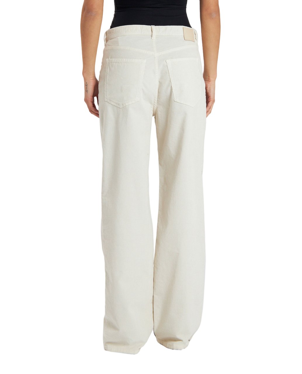 AG Jeans High-Rise Wide-Leg Jeans With Five-Pocket Design Wit