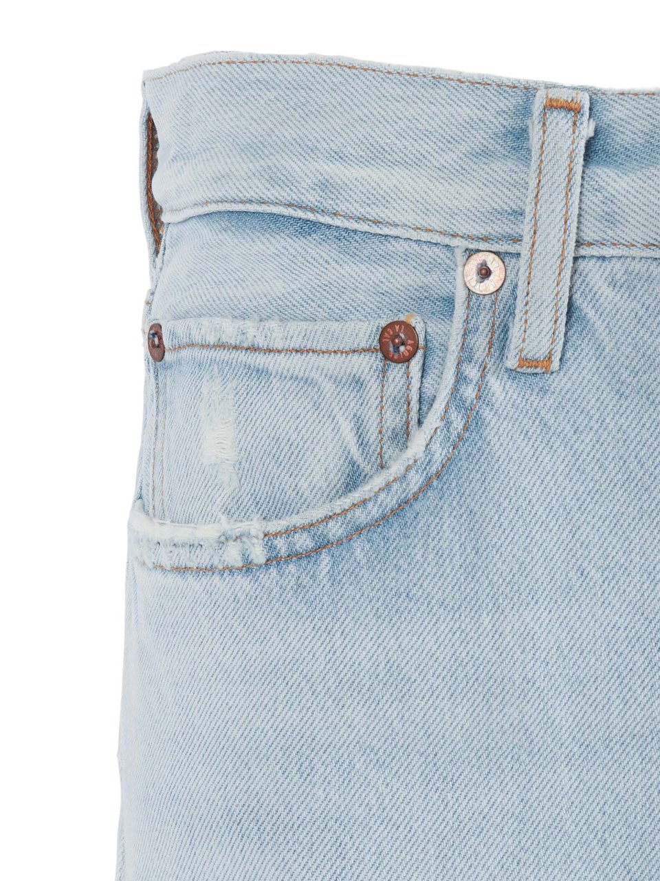 Agolde 90s Crop Mid Rise Jeans Blauw
