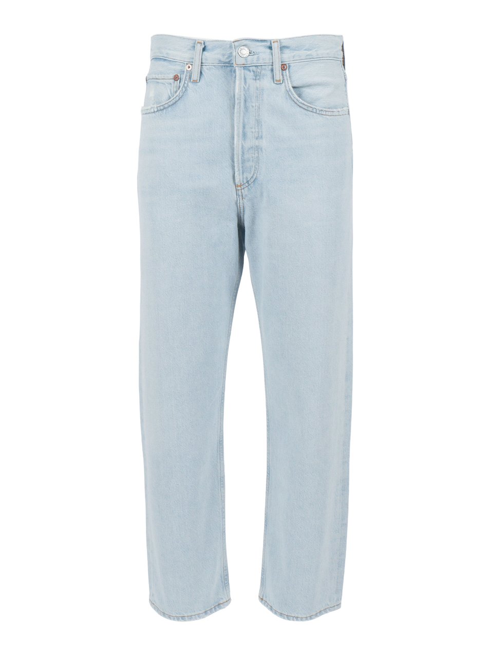 Agolde 90s Crop Mid Rise Jeans Blauw