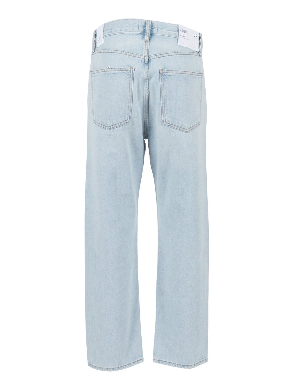Agolde 90s Crop Mid Rise Jeans Blauw