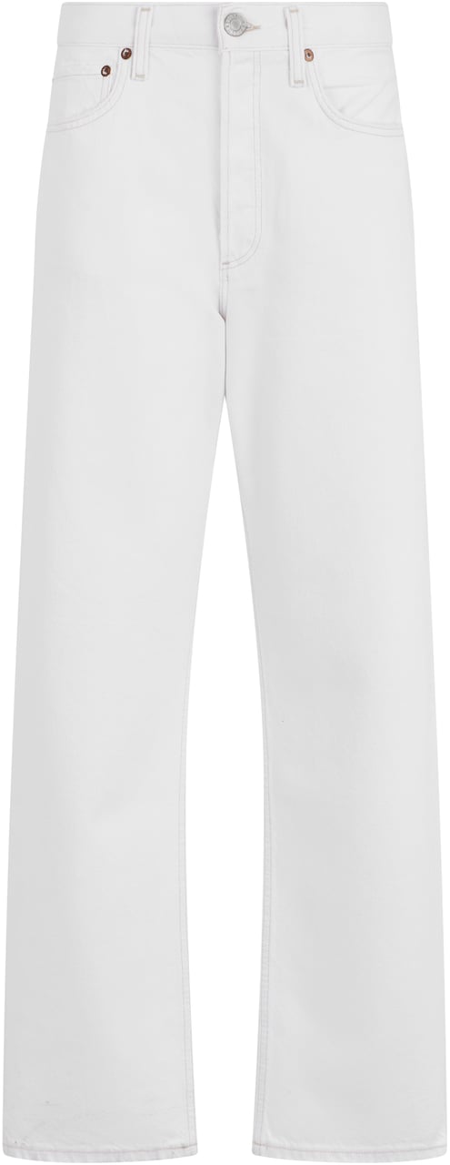 Agolde Straight denim pants Wit