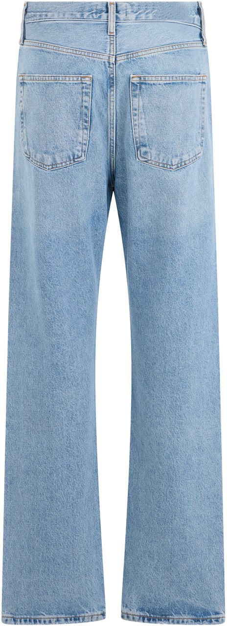 Agolde Straight jeans in cotton Lichtblauw