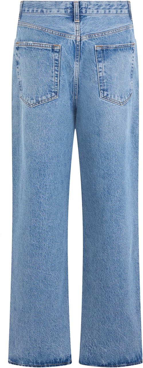 Agolde Straight jeans in cotton Lichtblauw