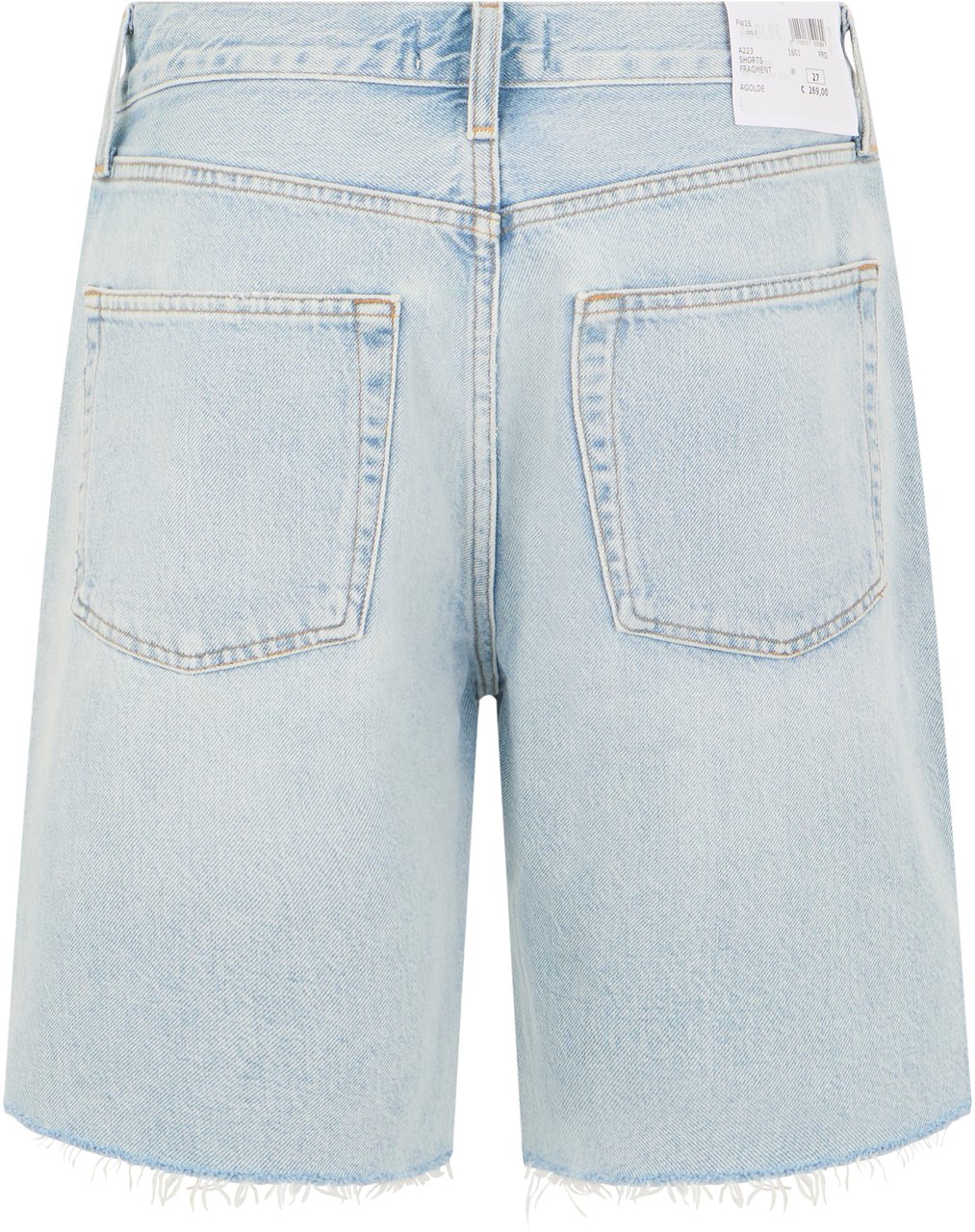 Agolde Denim Bermuda Lichtblauw