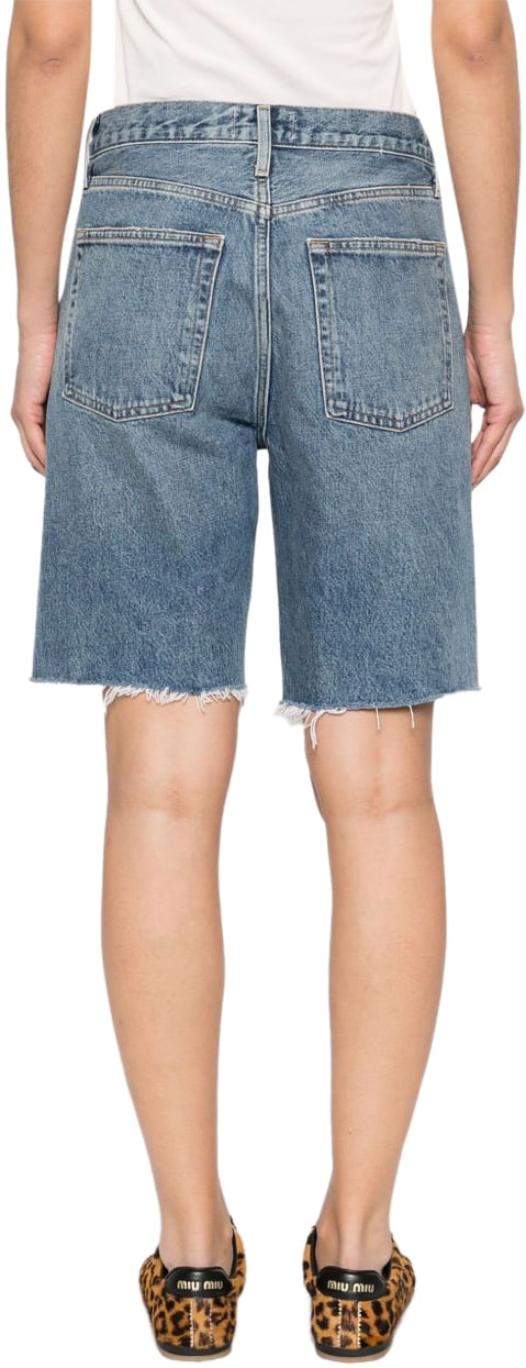 Agolde Shorts Blue Blauw