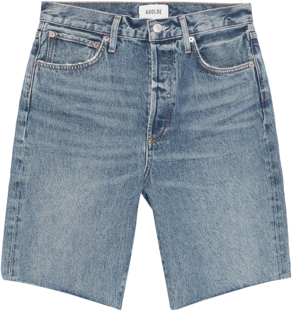 Agolde Shorts Blue Blauw