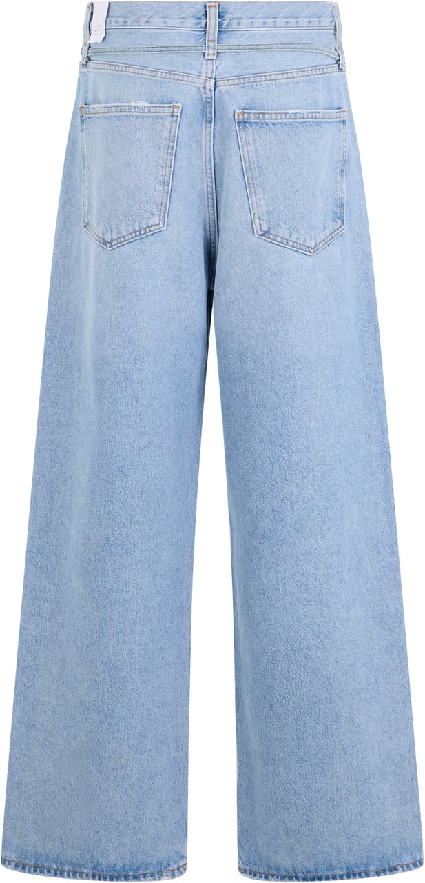 Agolde Loose jeans in cotton blend Lichtblauw