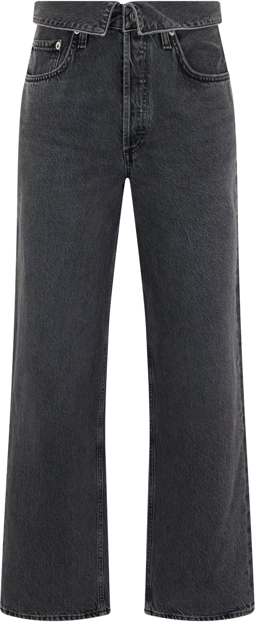 Agolde Straight jeans in cotton Zwart