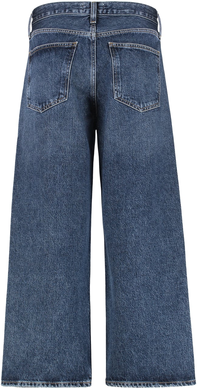 Agolde Arc Cropped jeans Blauw