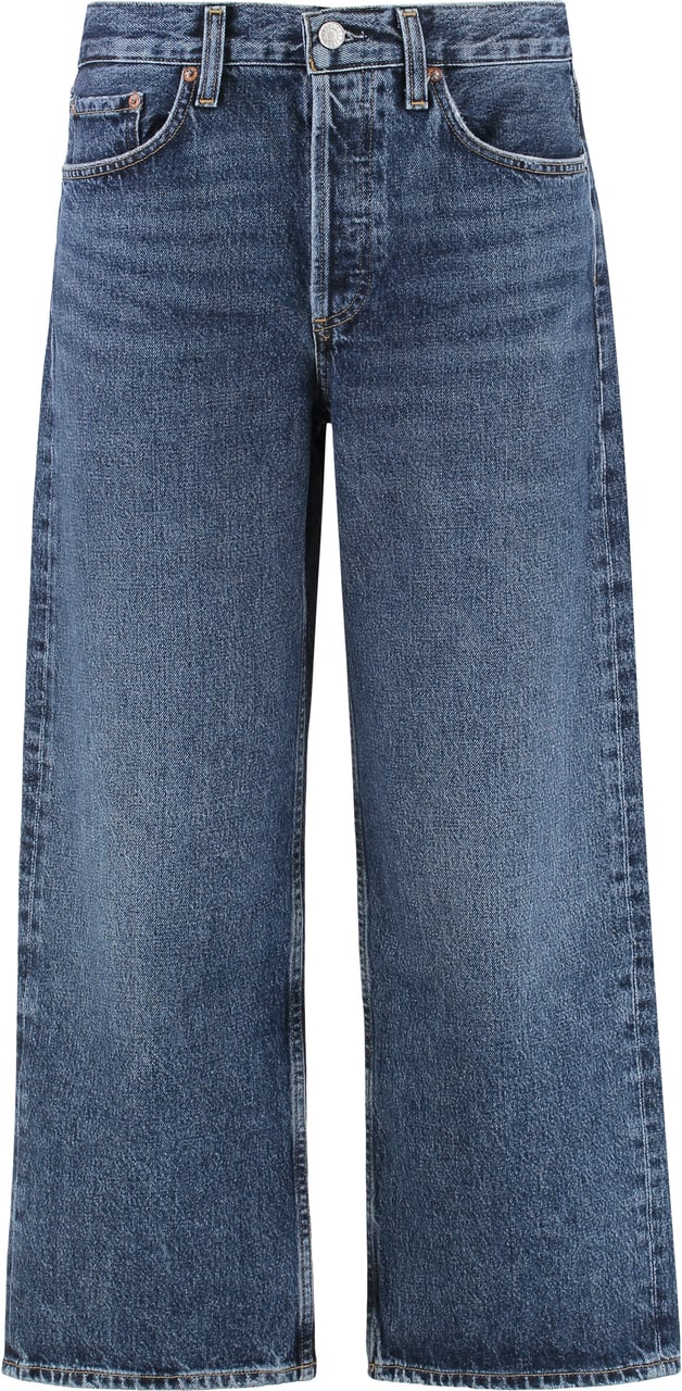 Agolde Arc Cropped jeans Blauw