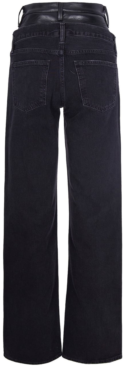 Agolde Jeans Detoxraven Blkwsh Blk Zwart