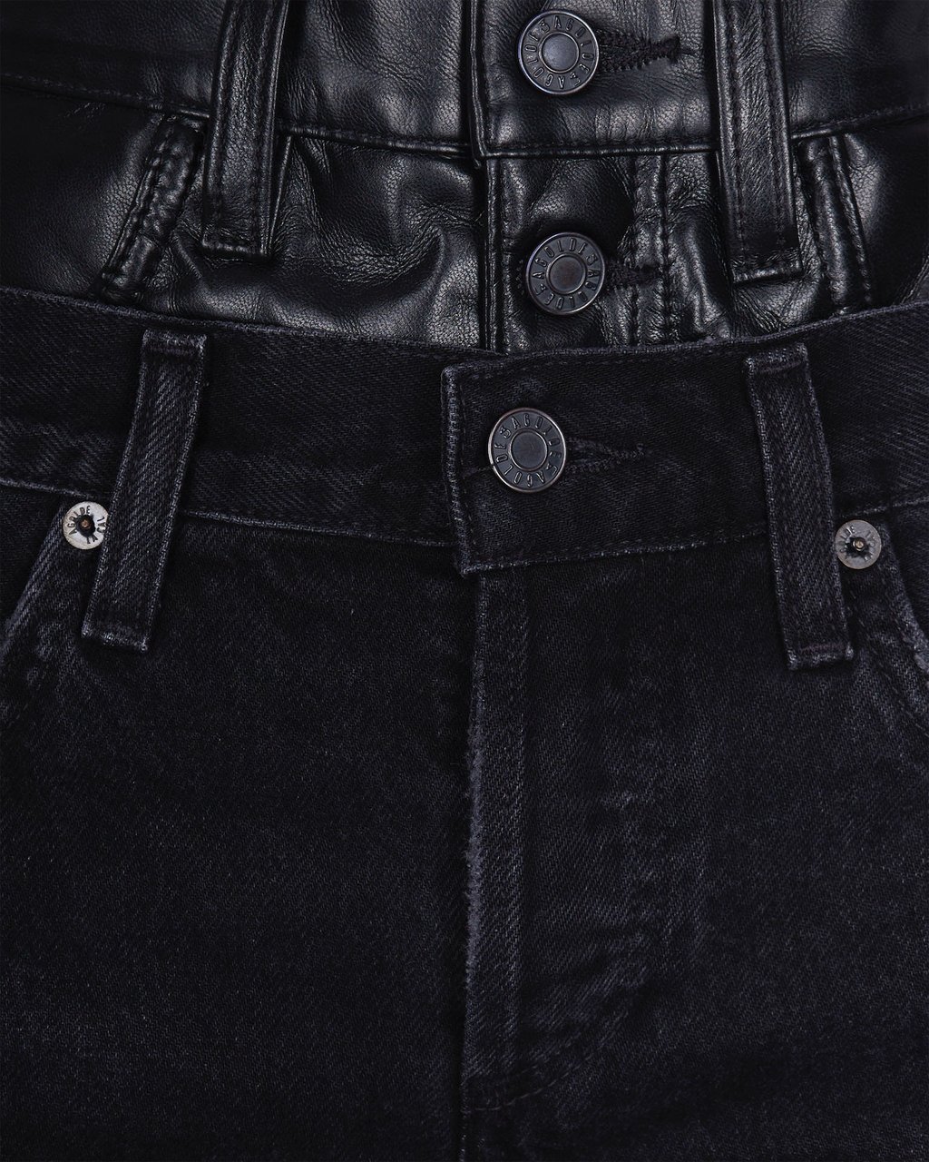 Agolde Jeans Detoxraven Blkwsh Blk Zwart
