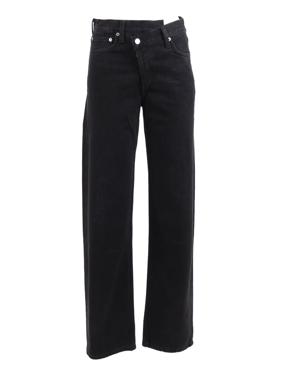 Agolde Black Arc Criss Cross Jeans Zwart