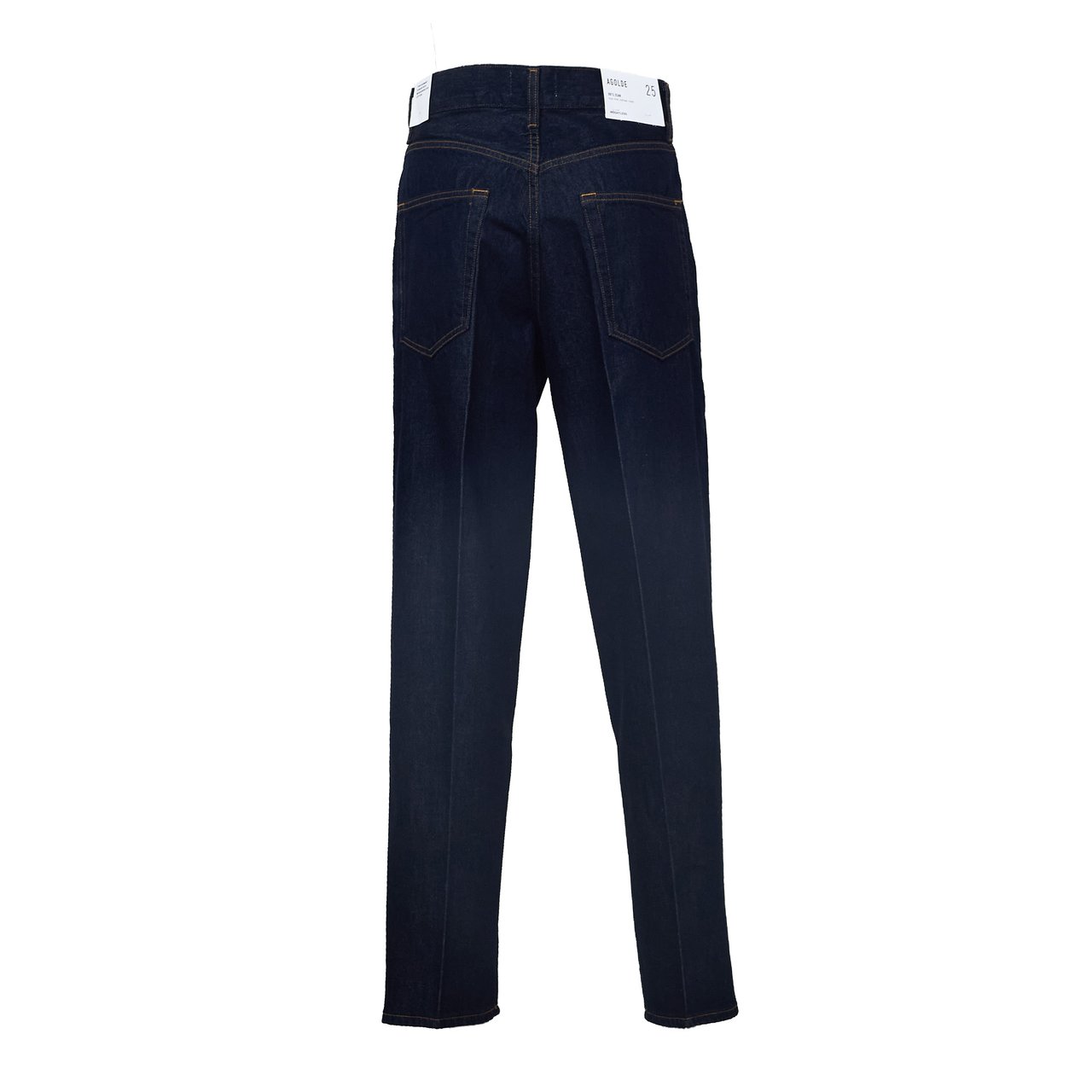 Agolde Cotton 80s High Waisted Jeans Zwart