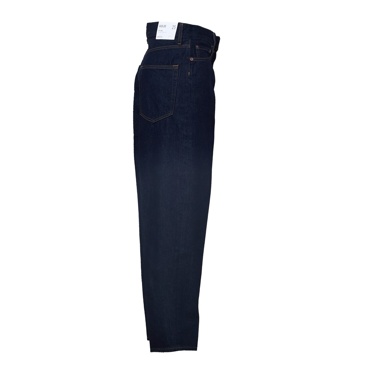 Agolde Cotton 80s High Waisted Jeans Zwart
