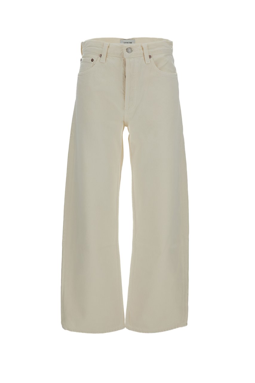 Agolde Wide-Leg Jeans Crafted from Regenerative Cotton Neutraal