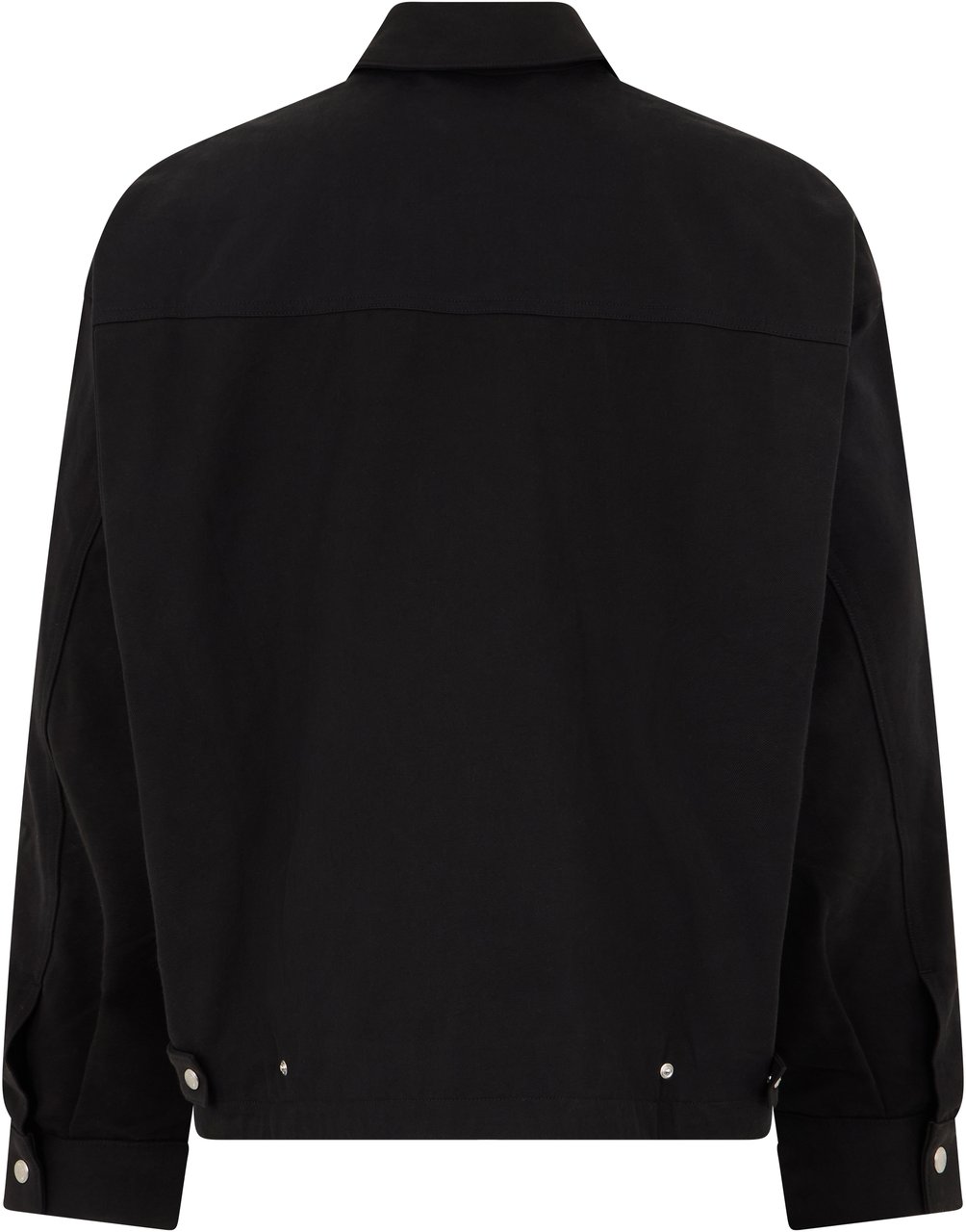 Agolde Cotton shirt with zip Zwart