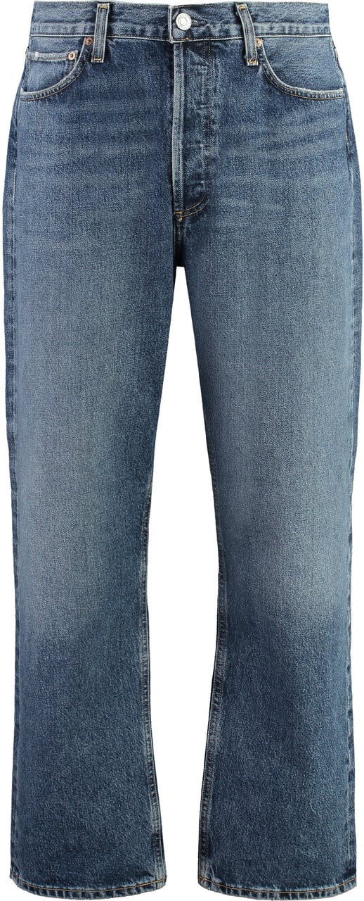 Agolde 90'S 5-pocket straight-leg jeans Blauw