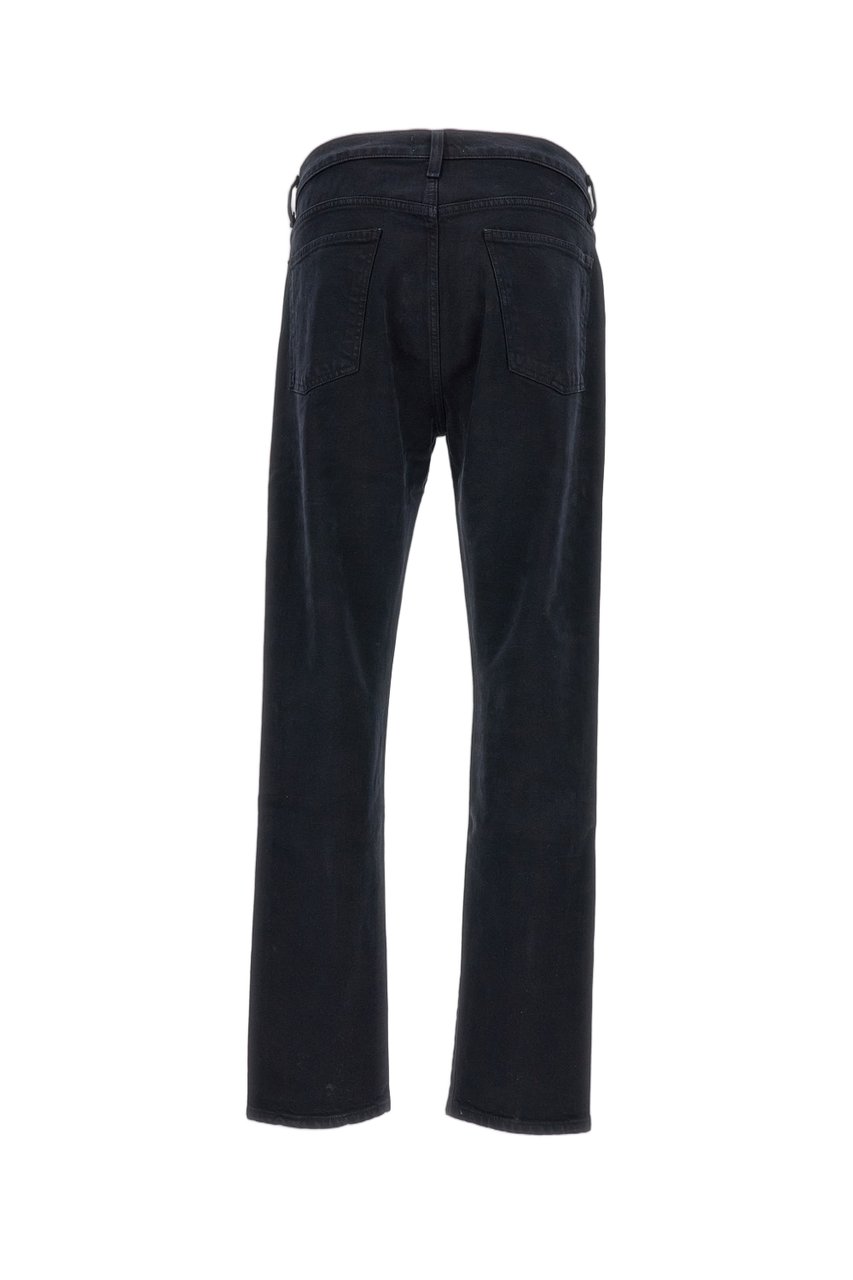 Agolde Five-Pocket Slim Fit Jeans With Minimalist Design Zwart