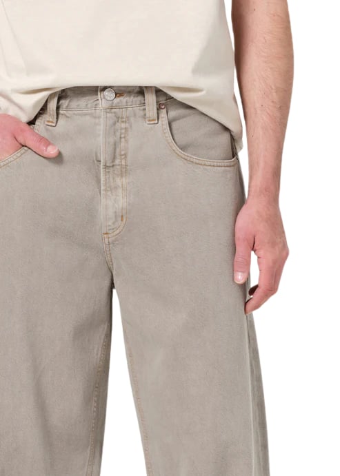 Agolde Men’S Baggy Mid-Rise Jeans Groen