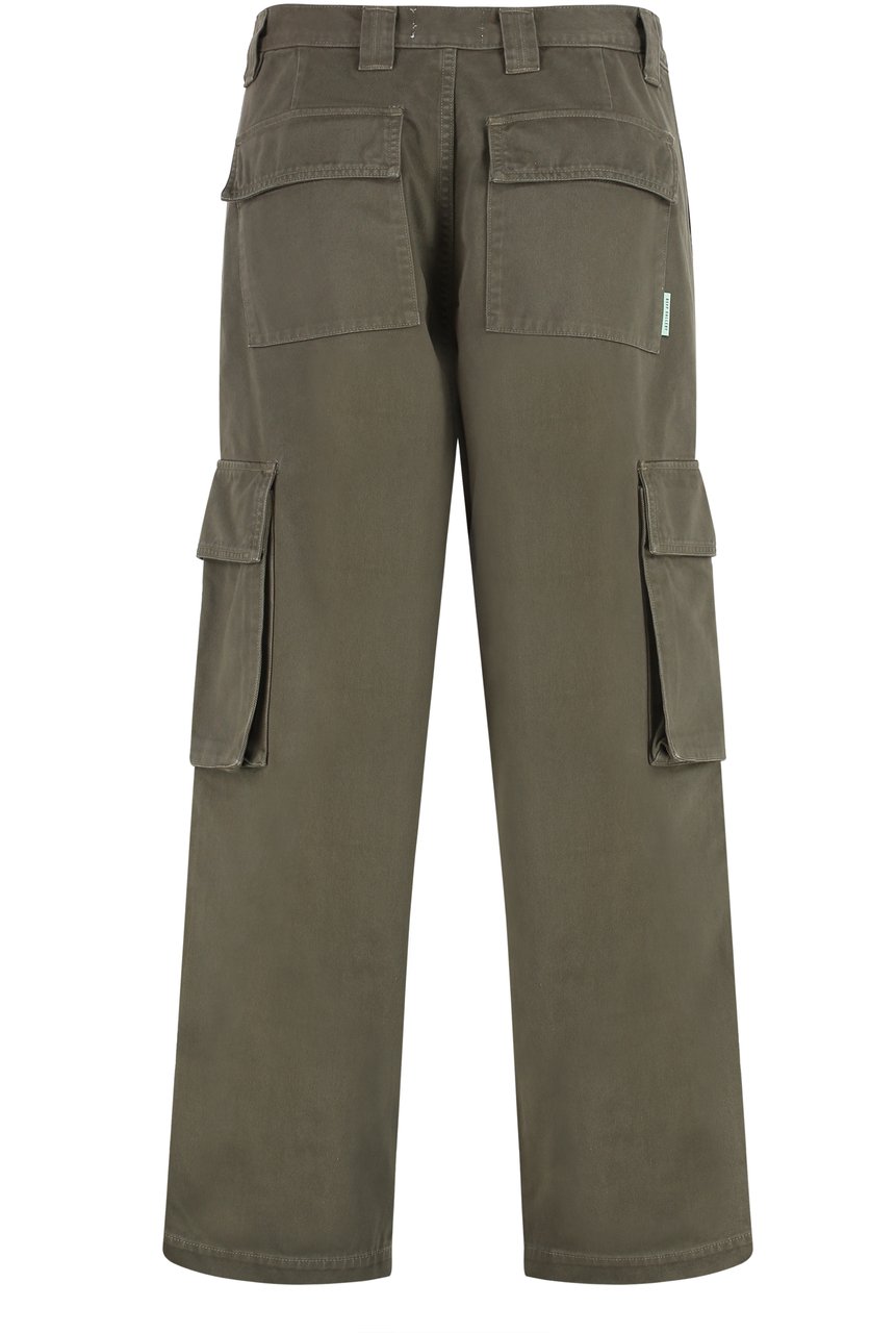 Agolde AGOLDE x RSVP Gallery - Cotton cargo-trousers Groen