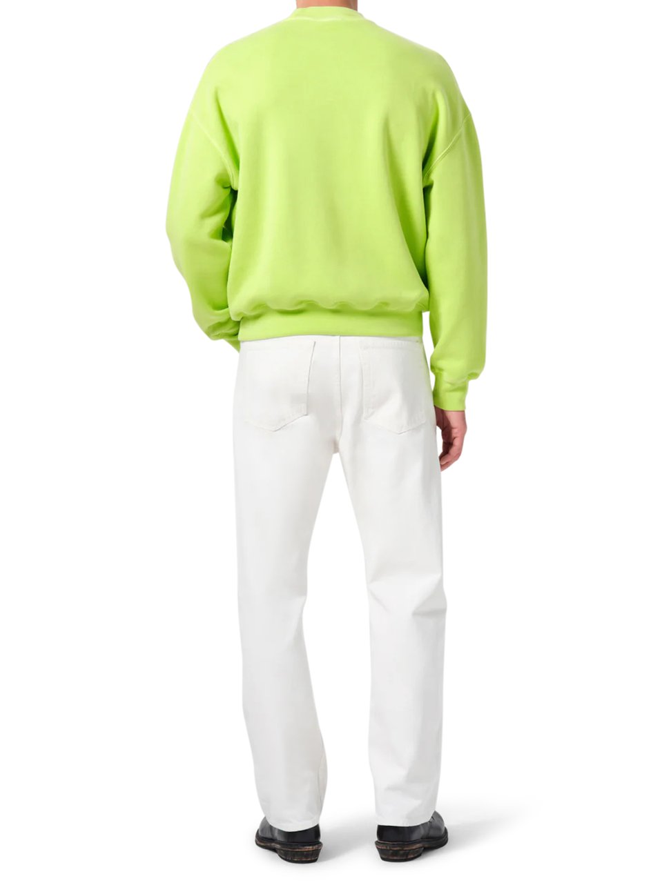 Agolde Straight-Leg Chalk White Trousers with Classic Five-Pocket Design Neutraal
