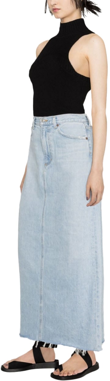 Agolde Skirts Clear Blue Blauw