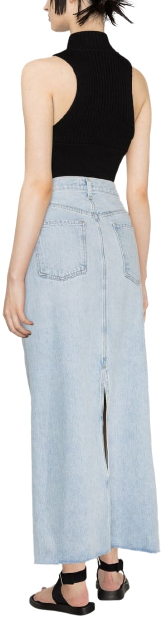 Agolde Skirts Clear Blue Blauw