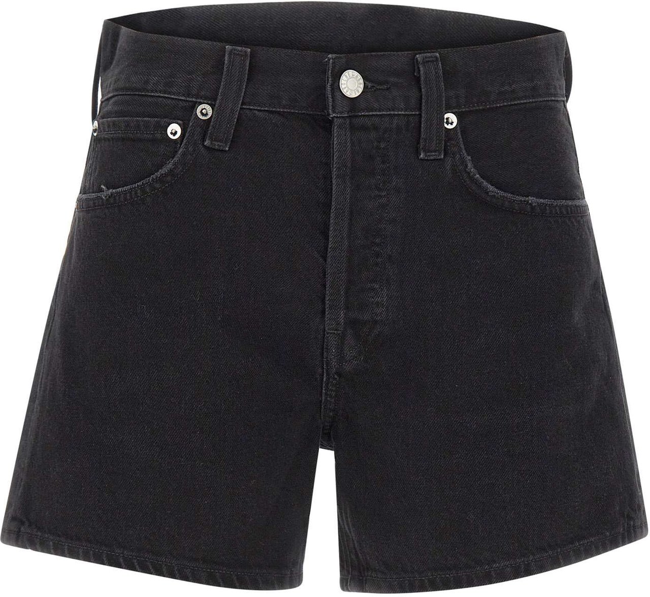 Agolde Shorts Black Zwart