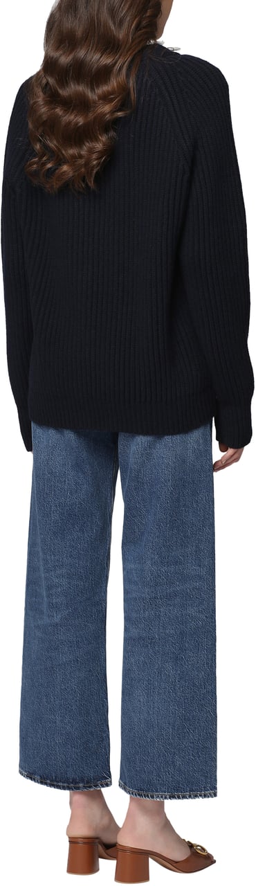 Agolde Ren 5-pocket straight-leg jeans Blauw