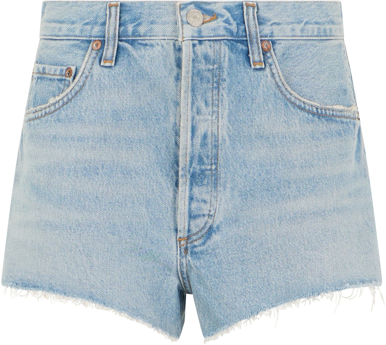 Agolde Shorts in denim Lichtblauw